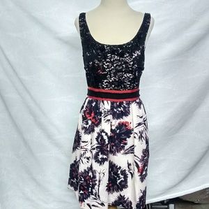 Anthropologie By Peter Som Scoop Neck Dress.